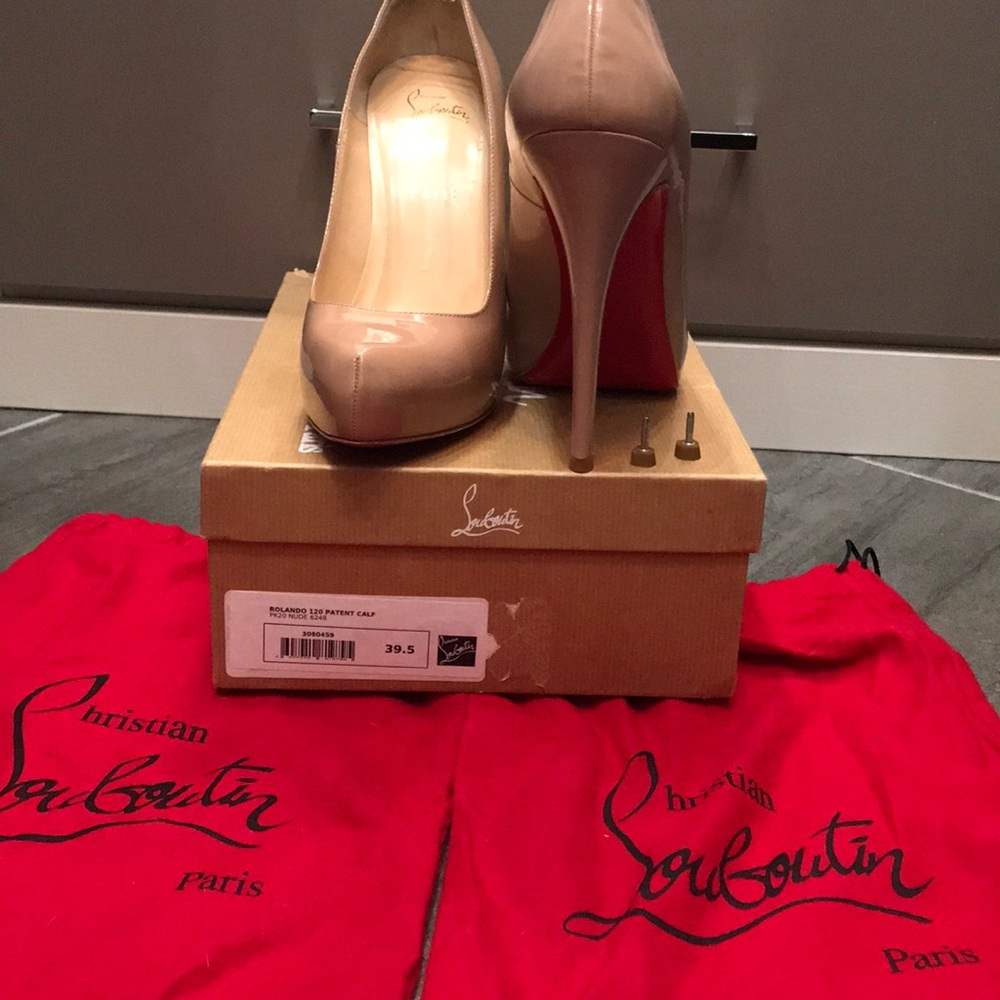 Christian Louboutin Rolando 120 patent calf